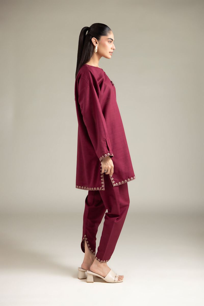 Embroidered | Textured Cotton | Kurta | GBP 18.00