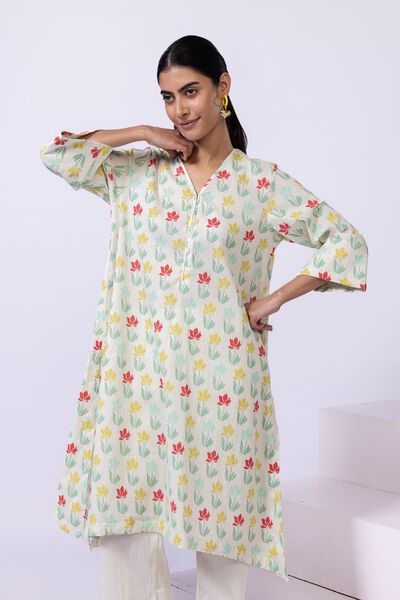 Printed | Ripple Crinkle | Kurta | GBP 10.00