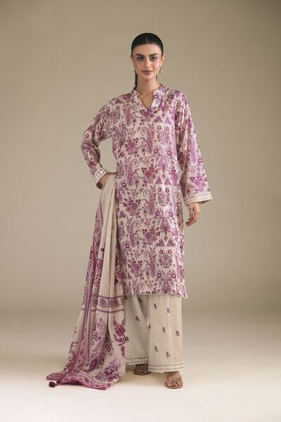 Embroidered | Cambric | Fabrics 3 Piece | GBP 20.00
