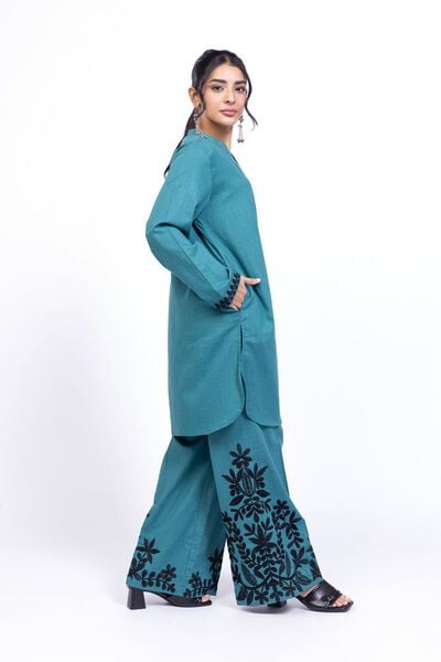 Embroidered | Heavy Textured Cotton | Pants | GBP 22.00