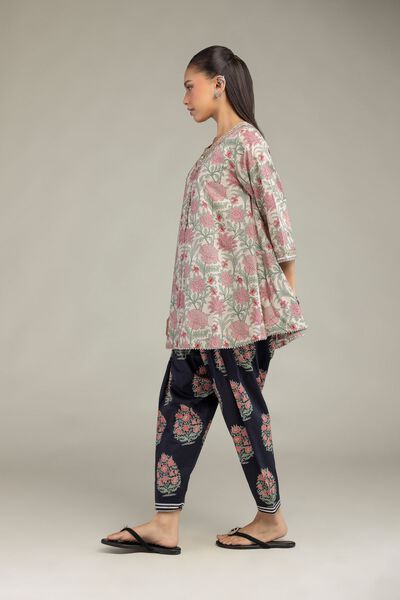 Embroidered | Cotton Viscose | Floral Cotton Shalwar  | GBP 25.00
