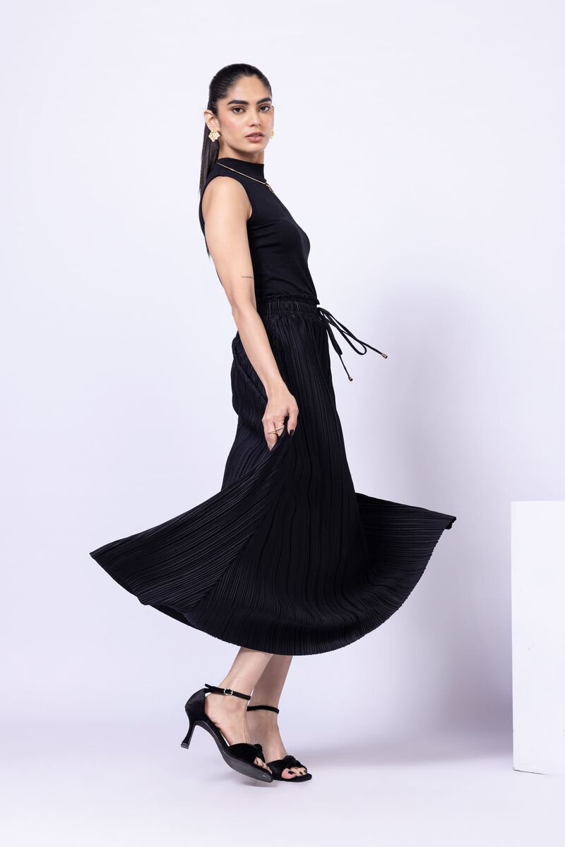 Dyed | Pleated Georgette | Skirt | GBP 6.00