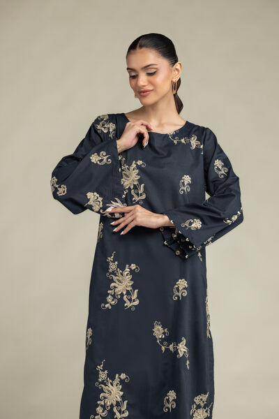 Embroidered | Cambric | Cambric Longline Kurta | GBP 12.00