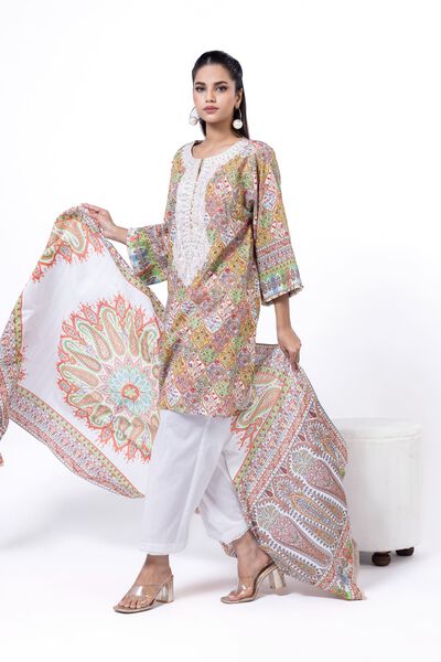 Embroidered | Messuri Dobby | Tailored 3 Piece | GBP 27.50
