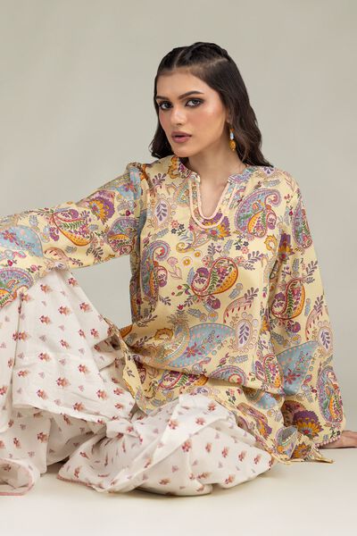 Printed | Cambric | Short Cambric Kurta | GBP 20.00