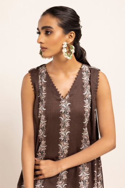 Classic Kameez, BROWN, hi-res