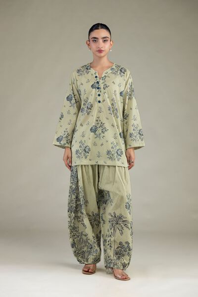 Printed | Cambric | Floral Summer Shalwar | GBP 30.00