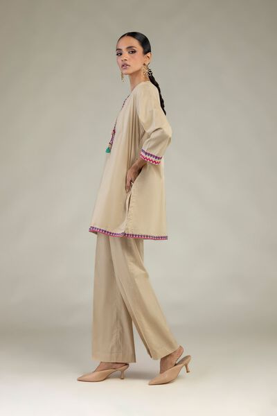 Embroidered | Cambric | Solid Cambric Pants | GBP 15.00