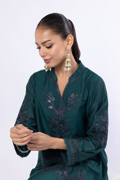 Embroidered | Cotton Net | Kurta | GBP 50.00