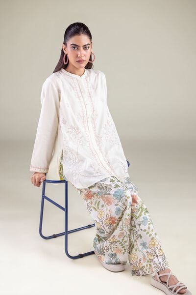 Embroidered | Textured Weave | Tunic | GBP 30.00