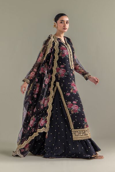 Embroidered | Chiffon | Floral 3-Piece Set | GBP 155.00