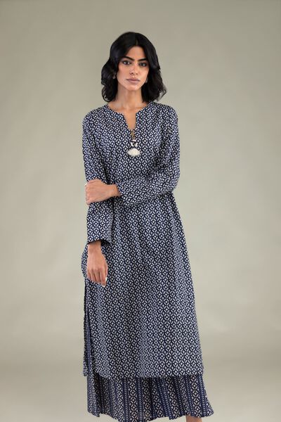 Printed | Cambric | Printed Longline Kurta | GBP 21.00