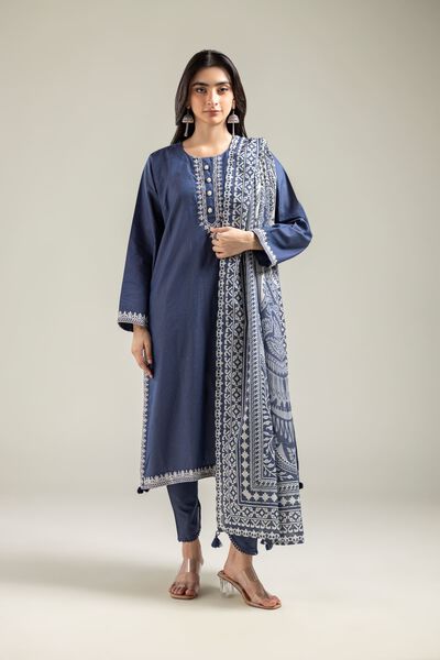 Embroidered | Mesuri | Navy Shalwar | GBP 15.00
