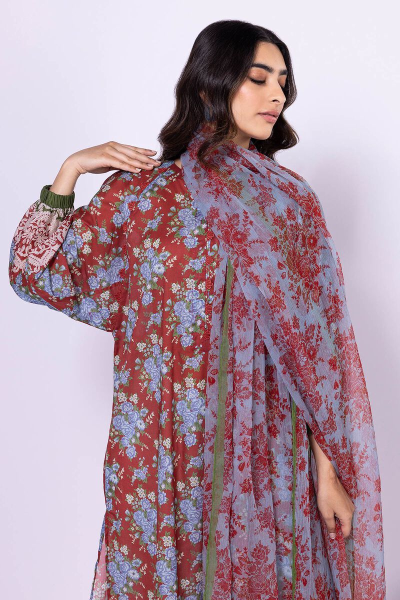 Lawn | Printed | Fabrics 2 Piece | Top Dupatta | null