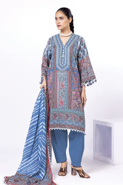 Embroidered | Dobby | Fabrics 3 Piece | GBP 20.00