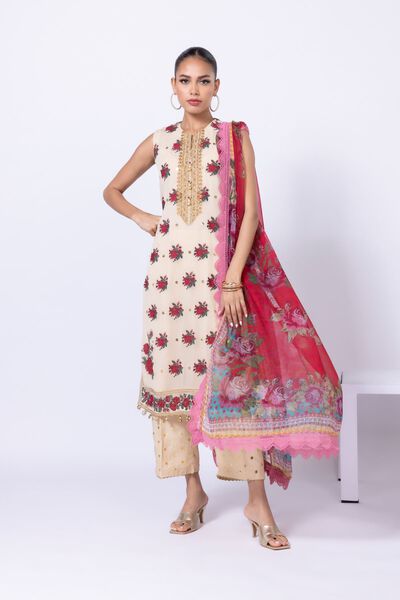 Embroidered | Bamber Chiffon | Dupatta | GBP 9.00