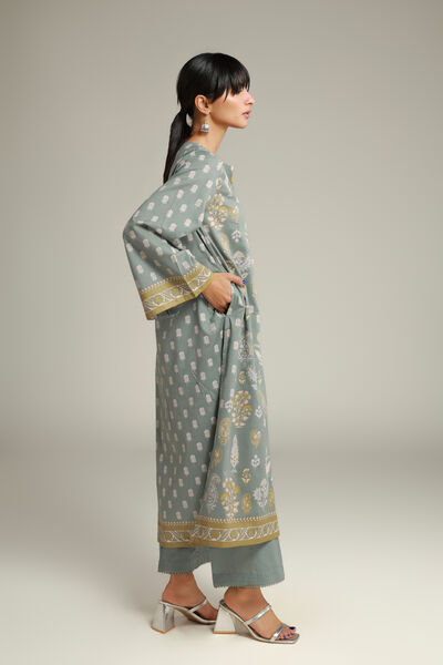 Printed | Cambric | Mint Cambric Pants | GBP 15.00