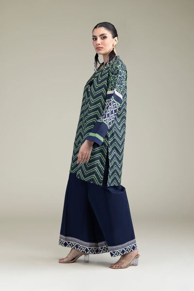 Printed | Cambric | Navy Cambric Pants | GBP 15.00