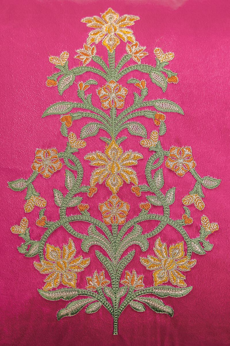Velvet | Embroidered | Cushion Cover | null
