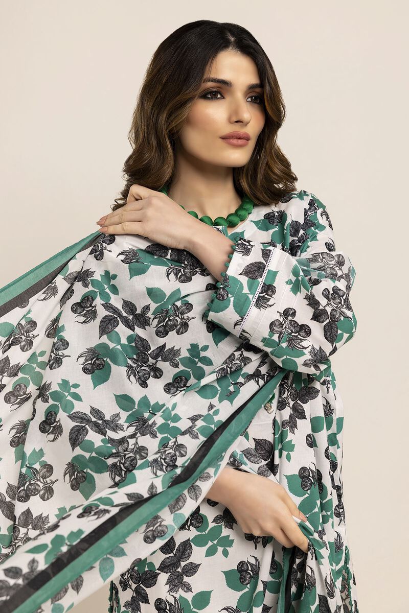 Printed | Cambric | Fabrics 3 Piece | null