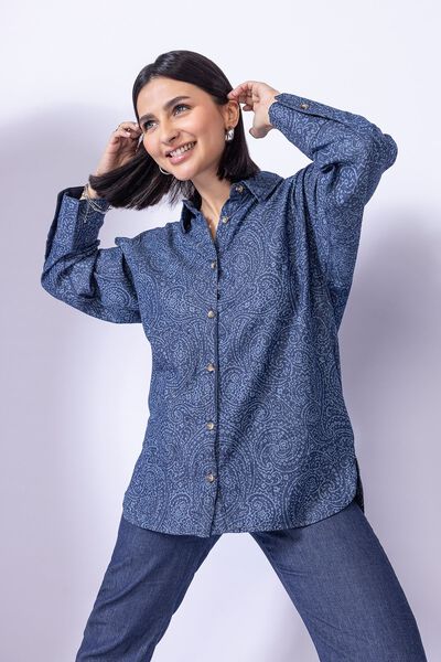 Embroidered | Tencel Denim | Blouse | GBP 9.00