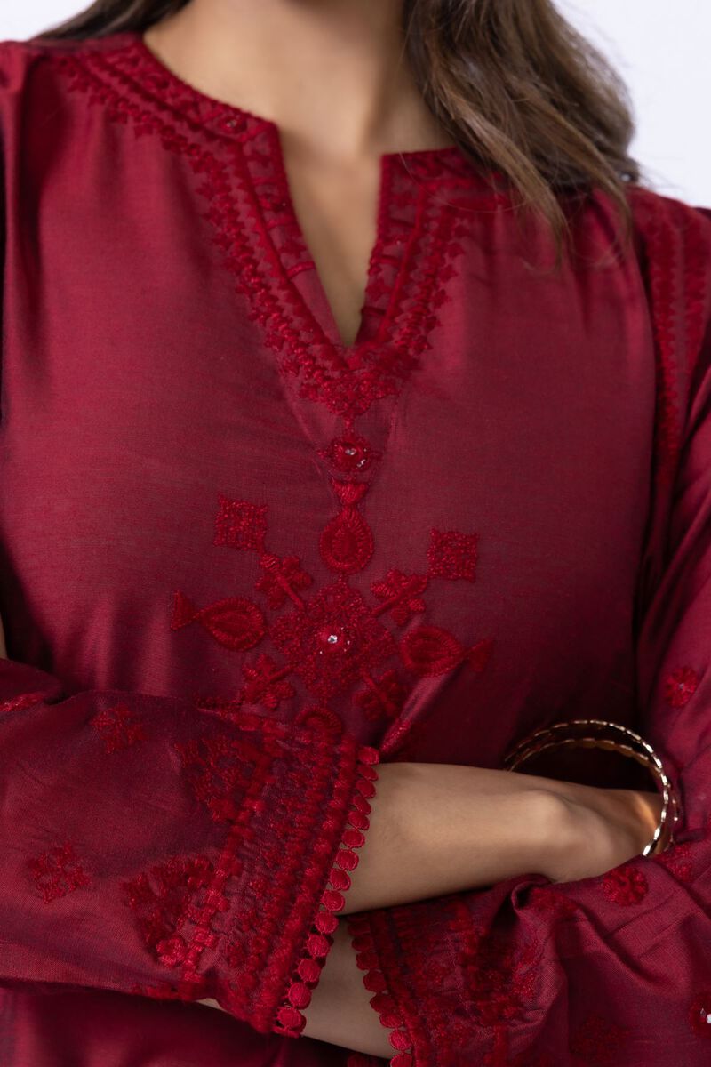 Embroidered | Raw Silk | Kurta | GBP 12.00