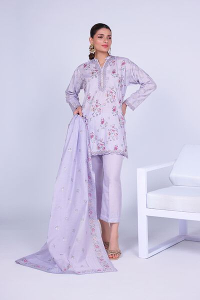 Printed | Raw Silk | Pants | GBP 20.00