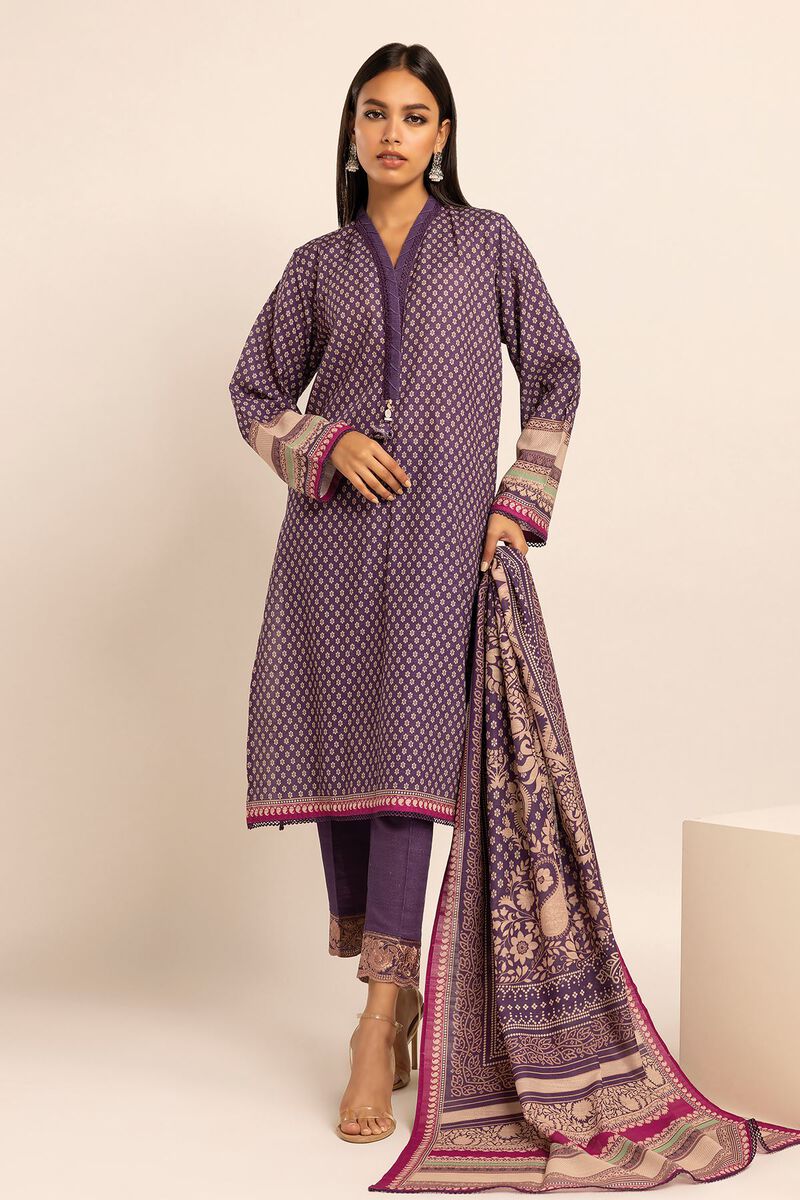 Embroidered | Light Khaddar | Fabrics 3 Piece | null