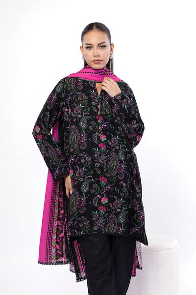 Printed | Khaddar | Tailored 3 Piece | GBP 40.00