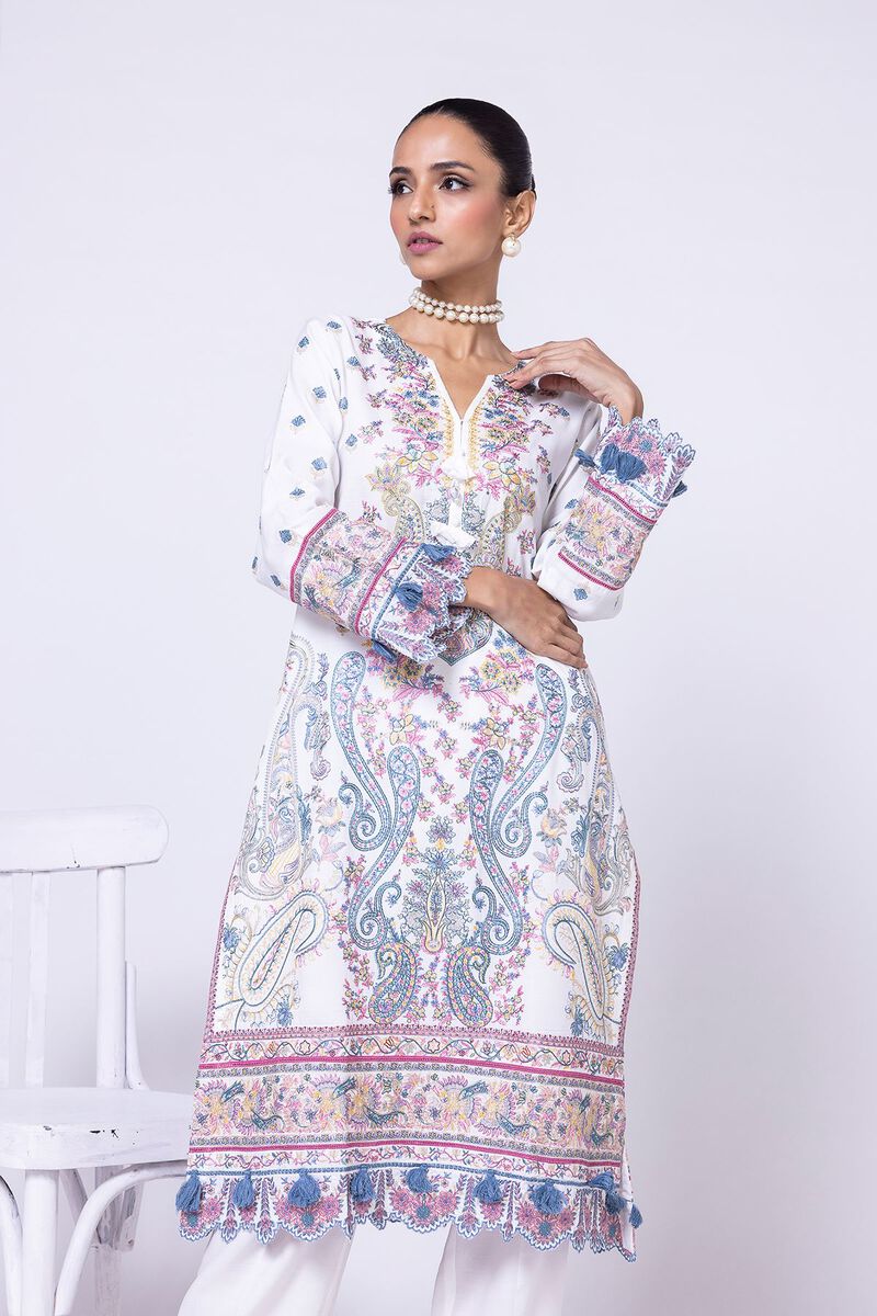 Embroidered | Raw Silk | Kurta | null