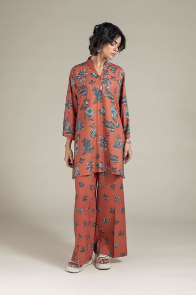 Embroidered | Raw Silk | Pants | GBP 12.00