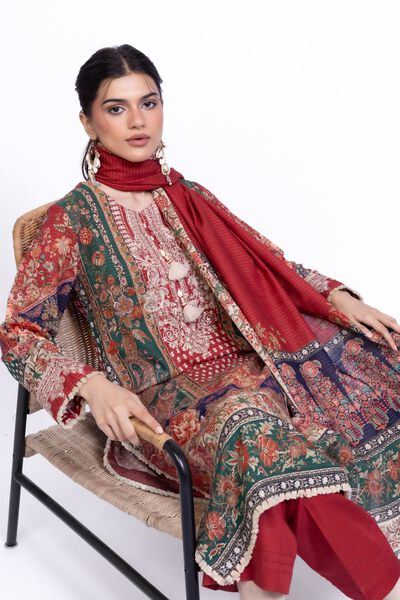 Embroidered | Textured Cotton | Kurta | GBP 15.00