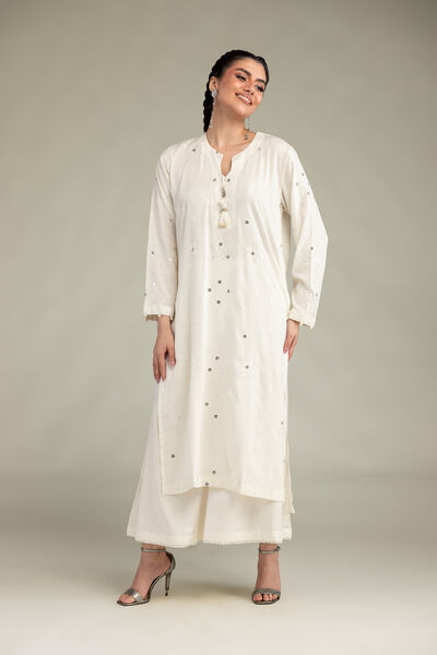 Embroidered | Raw Silk | Solid Silk Pants | GBP 30.00