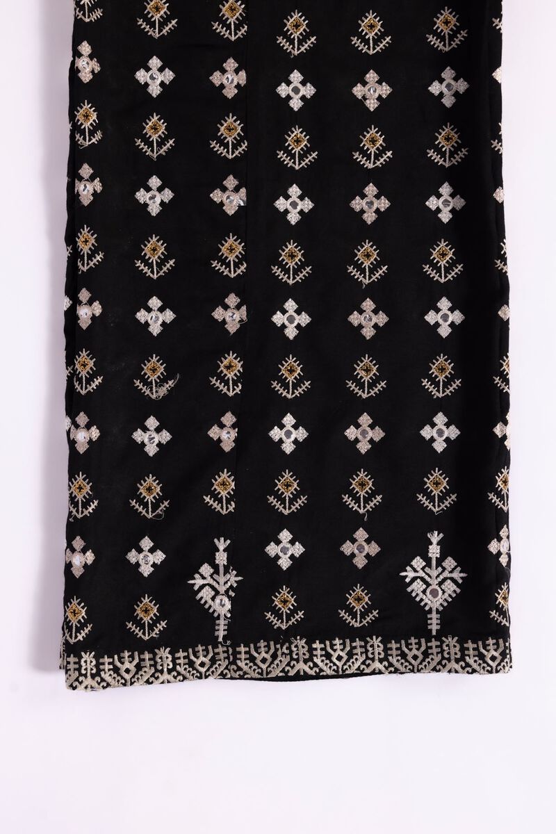 Embroidered | Raw Silk | Pants | GBP 17.50