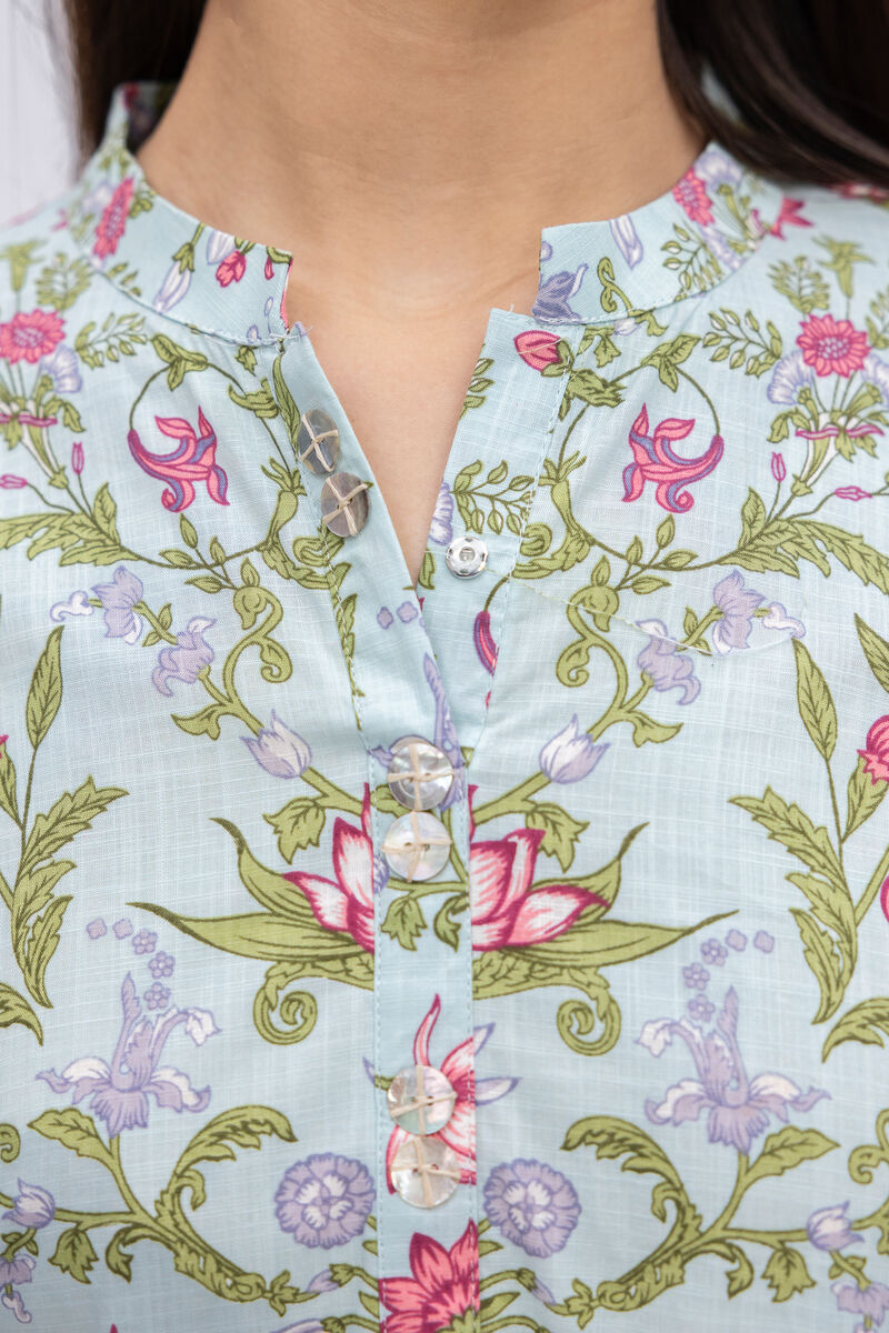 Printed | Crosshatch Poplin | Kurta | GBP 10.00