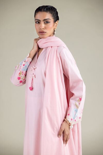 Embroidered | Textured Cotton | Tassel Dupatta | GBP 15.00