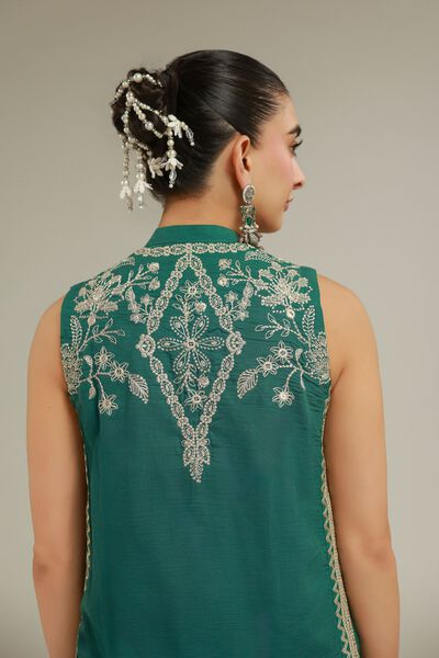 Embroidered | Raw Silk | Kurta | GBP 50.00