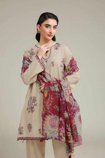 Embroidered | Cambric | Tailored 3 Piece | GBP 60.00