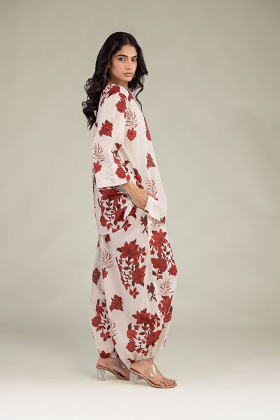 Printed | Cambric | Floral Cambric Trousers | GBP 10.00