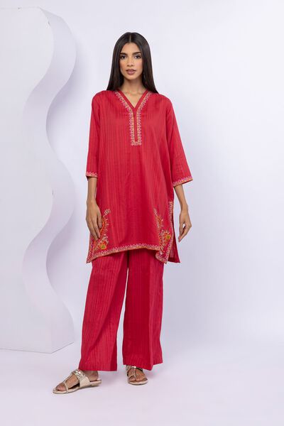 Embroidered | Leno | Kurta | GBP 30.00