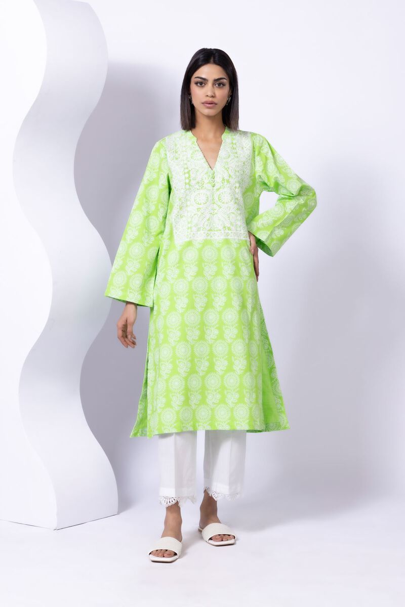 Embroidered | Crosshatch Poplin | Kurta | GBP 15.00