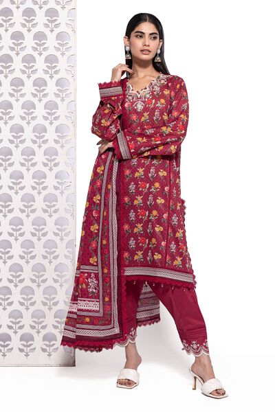 Lawn | Embroidered | Fabrics 3 Piece | GBP 12.50