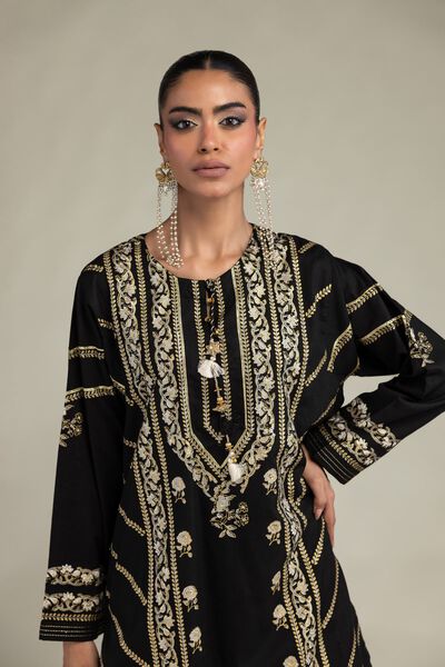 Printed | Raw Silk | 2-Piece Co-ord Set | GBP 105.00