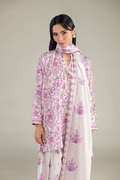Printed | Cambric | Short Floral Kurta | GBP 30.00