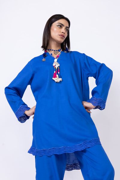 Dyed | Cotton Dobby | Kurta | GBP 11.00