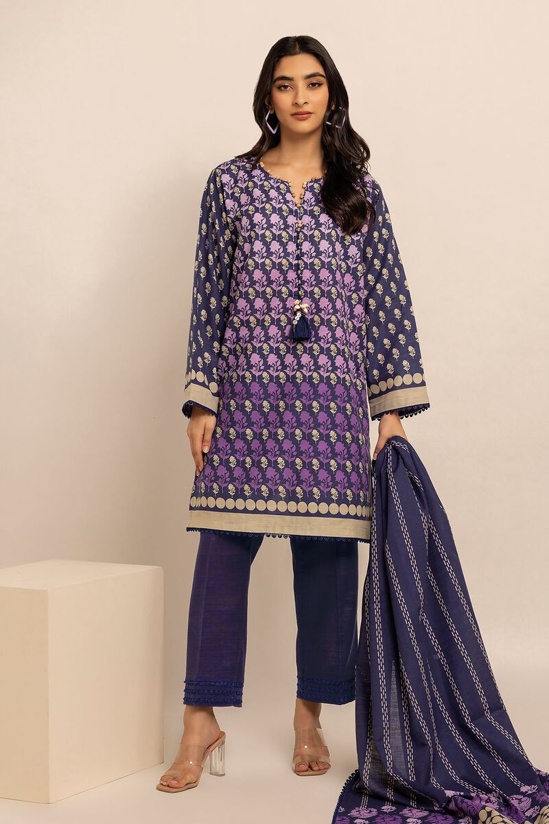 Printed | Light Khaddar | Fabrics 3 Piece | null