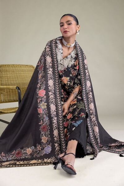 Embroidered | Polyester Silk | Dupatta | GBP 25.00
