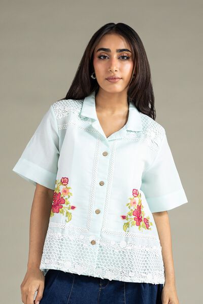 Embroidered | Mesuri | Shirt | GBP 9.00