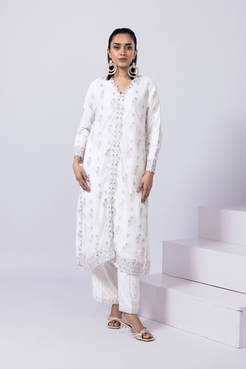 Embroidered | Polyester Crinkle Chiffon | Kurta | GBP 60.00
