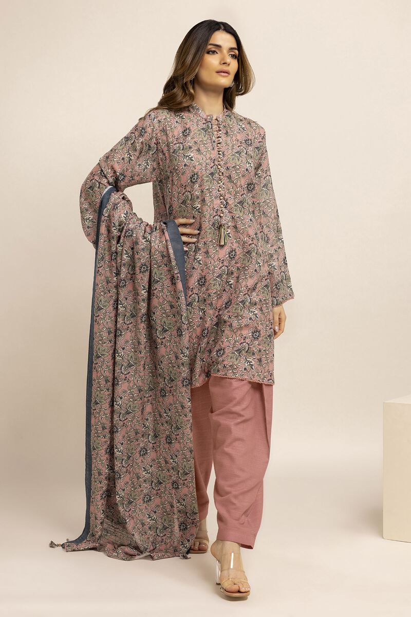 Printed | Light Khaddar | Fabrics 3 Piece | null